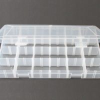 Rock Collection Box w/Adjustable Compartments