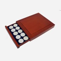 Coin Case for Silver Eagles-Nova Exquisite Drawer w/20 Compartments