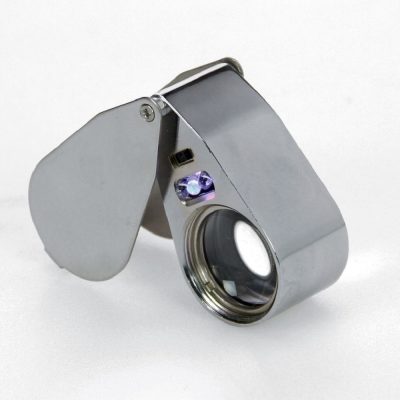 Optical LED/UV Loupe 10x - 1" lens