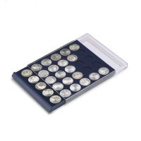 Stackable Coin Storage Drawer for Silver Eagles in Capsules w/12 Compartments (1-7/8")