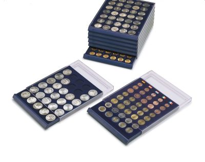 Stackable Coin Storage Drawer for Half Dollars w/30 Compartments (1-1/4")