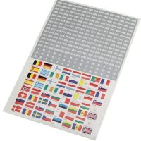 Self Sticking Flag & Year Date Labels