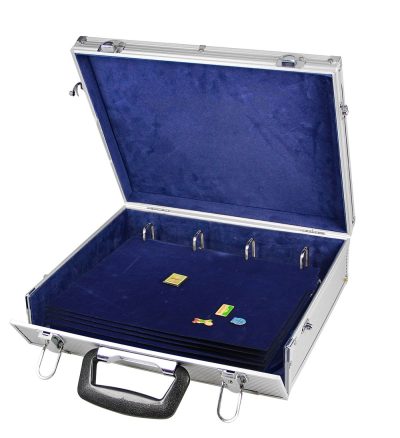 Aluminum Travel Briefcase for Pins