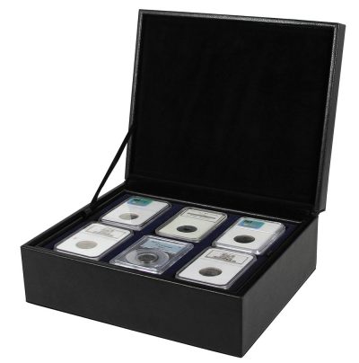 Leather Coin Case for Graded Coins / Slabs
