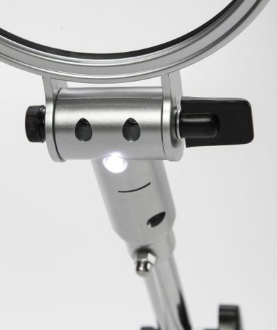 Table Lamp With Large 2x Magnifier Lens