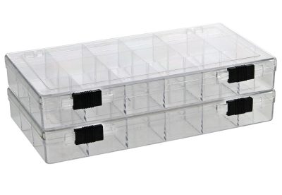 Rock Collection Box with 18 Compartments