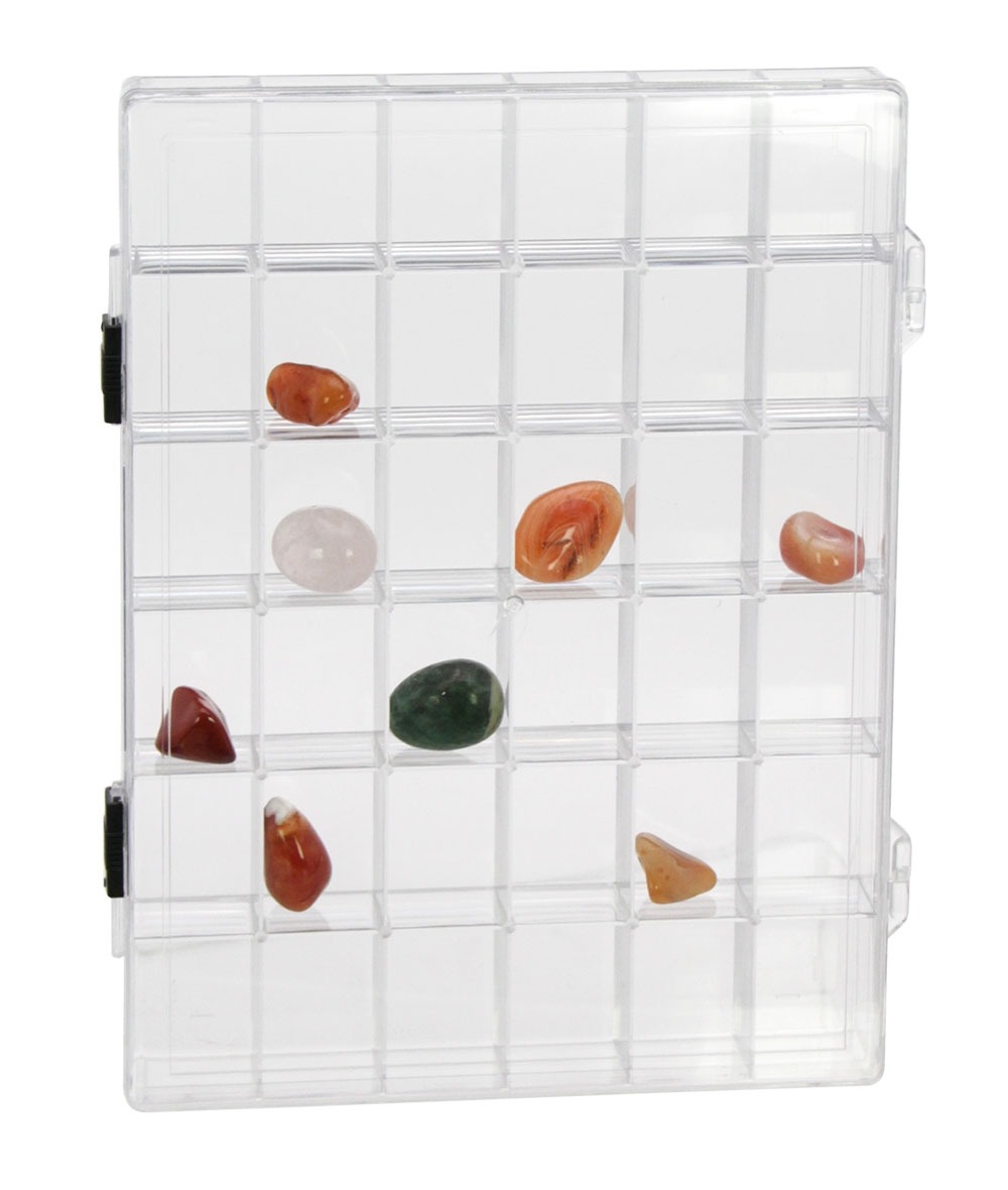 Rock Collection Display Case Acrylic Glass Curio 12-1/2