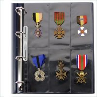 Transparent 6 Pocket Page For Military Medals Per 5