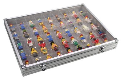 Aluminum Display Case for Lego Figurines