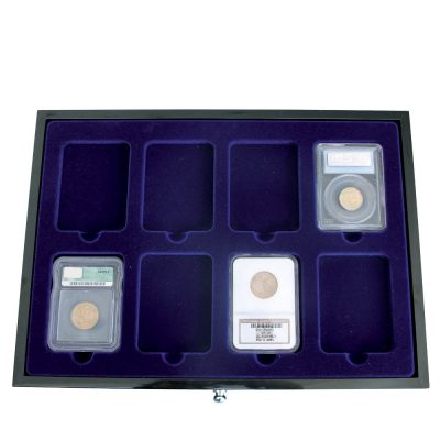 Coin Slab Box-Designer Chest for 24 Certified Slabs