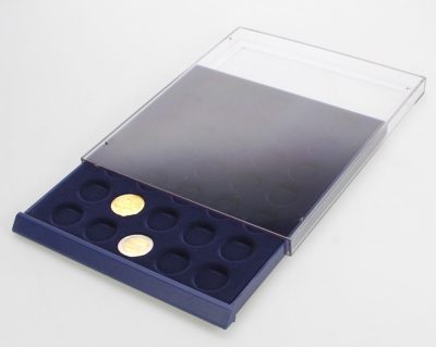 Stackable Coin Storage Drawer for 5 Complete Euro Sets