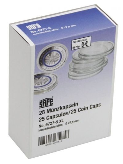 Air Tight Coin Capsules Direct Fit - Pack of 25