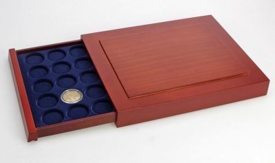 Coin Case for Half Dollars-Nova Exquisite Drawer w/30 Compartments