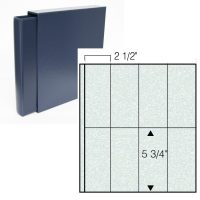 Classic Value 14-ring Matchbook Cover Album-Navy Blue