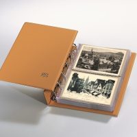 Postcard Albums-Compact Tan Luxus Package for Vintage Postcards