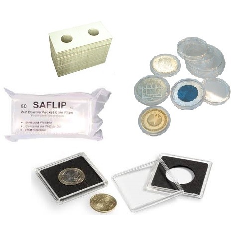 Coin Holders and Coin Capsules SAFE Collecting Supplies www