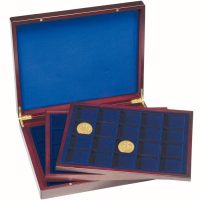 Wood Presentation Case for 60 Silver Eagles in Capsules