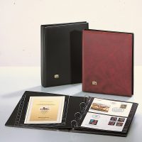 FDC Album Package - Wine Red w/10 Pages # 522