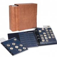 Coin Album with 4 Pages-Luxus Compact