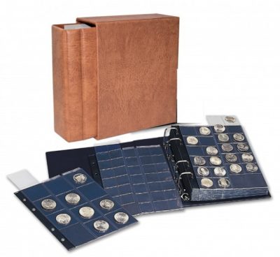 Coin Album with 4 Pages-Luxus Compact
