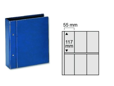 Compact Blue Package for Matchbooks