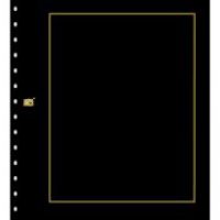 Photo Page Cardboard - Black per 10
