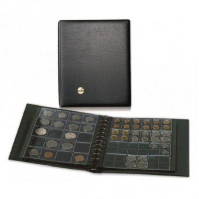 Black Coin Combi Album With 4 Heavyweight Pages