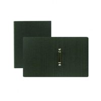 Black 2-Ring Binder Folder for Letter and A4 Size Paper