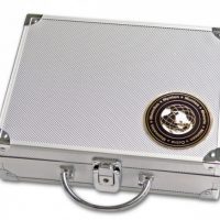 Aluminum Coin Case w/ 6 Trays Mixed