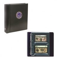 Graded Currency Album w/10 Pages - Premium Black