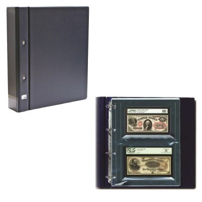 Graded Currency Value Album w/10 Pages-Blue