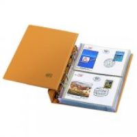 First Day Cover Albums-Compact Tan Luxus Package