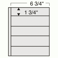 Compact Black Double Sided Page - 5 Strips per 10