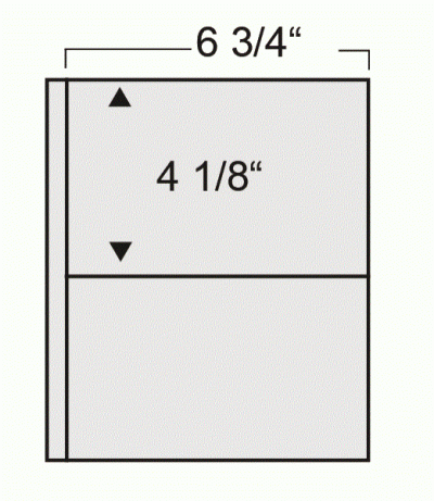 Compact Page - 2 Pocket per 10 for Large Covers
