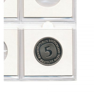 2" x 2" Coin Holders to 37.5mm - Self Adhesive
