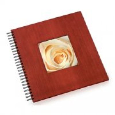 Wooden Photo Album with 36 White Pages