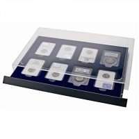 Coin Slab Box - Stackable Drawer For 8 Certified Coin Slabs
