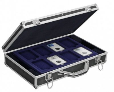 Coin Slab Box Aluminum Carrying For Certified Slabs