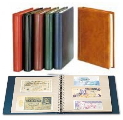 Currency Albums-Professional Classic Graded-Navy Blue