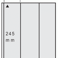 Transparent Variant Page per 5 - 3 Vertical Pockets