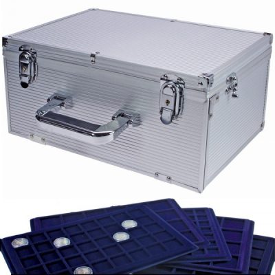 Coin Storage Box - Aluminum Case EMPTY
