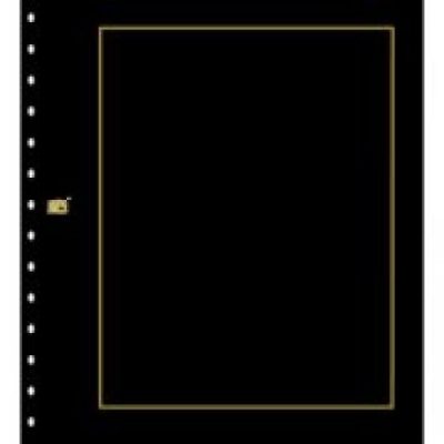 Classic Black Background Page With Silver Border Per 10
