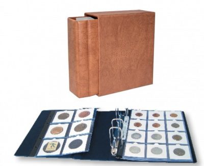 Coin Holder Album for 2-5/8" x 2-5/8" Coin Holders-Luxus