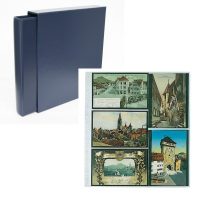 Classic Value 14-ring Postcard Album-Navy Blue