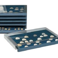 Coin Collection Storage Drawer w/40 Compartments for Morgan Dollars