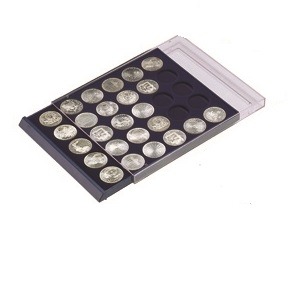 Stackable Coin Storage Drawer for Jefferson & Buffalo Nickels and Half Cents w/48 Compartments (7/8")