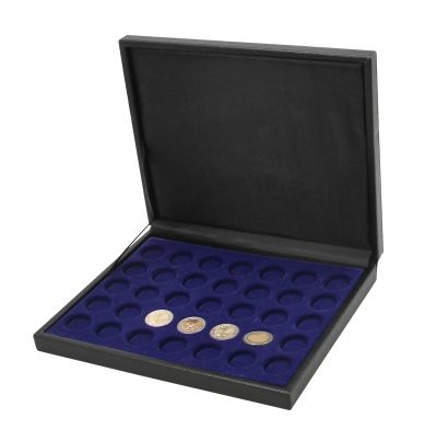 Leather Coin Case for 30 Kennedy Half Dollars or Coins to 30.5mm