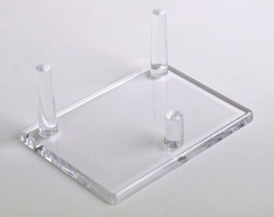 Mineral Display Stands-Three Peg Stand - Extra Large 3-1/2"
