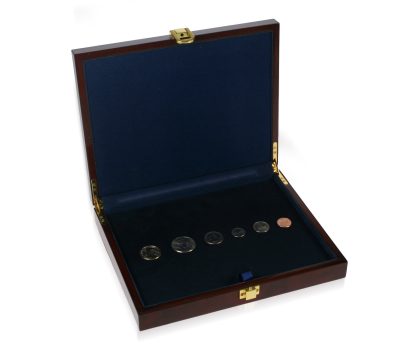 Premium Wooden Coin Memory Case