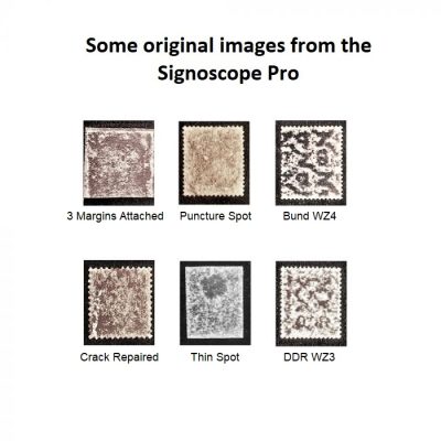 Signoscope images with white light